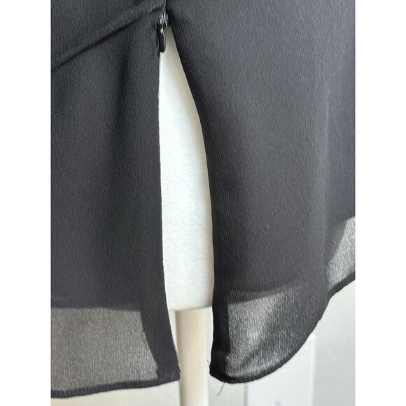 Studio I Women’s Black Top Size 12 Black Sleeveless Top With Decorative Beads - Picture 10 of 16